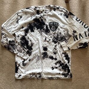 Brooklyn Nets Tie-Dye Long Sleeve Shirt